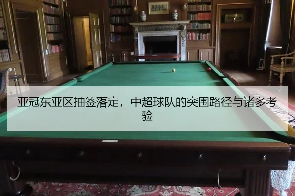 亚冠东亚区抽签落定，中超球队的突围路径与诸多考验 | xingkong